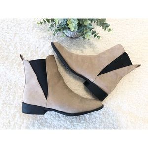 Lulus Tan Ankle Boots Size 10